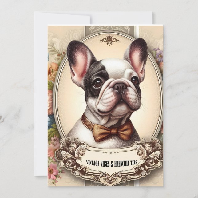 Reserve A Data Vintage Vibes & Frenchie Gravatas (Frente)