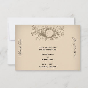 Reserve A Data Vintage Winery Save Date (Salvar a data)