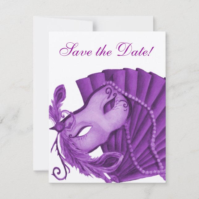 Reserve A Data Violet Mascarada Salve a Data (Frente)