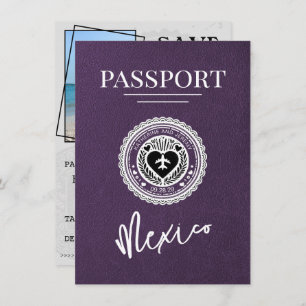 Reserve A Data Violet Mexico Passport Save Date