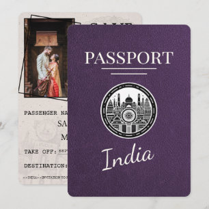 Reserve A Data Violet Purple India Passport Salvar Data
