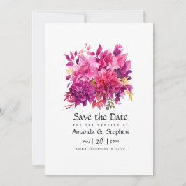 Reserve A Data Viva Magenta Floral Wedding