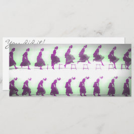 Reserve A Data Você Fez Isso! Parabéns para a Mulher de Animação