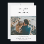 Reserve A Data Você Me Ademais | Nomes Modernos Simples | Branco<br><div class="desc">Esses Cartões salve a data minimalistas apresentam os nomes dos casais em fontes sans serif modernas, com um pouco mais de sinal entre eles. A parte traseira da placa contém um padrão de sinal de mais correspondente. As cores de fundo e texto podem ser personalizadas para qualquer cor que você...</div>