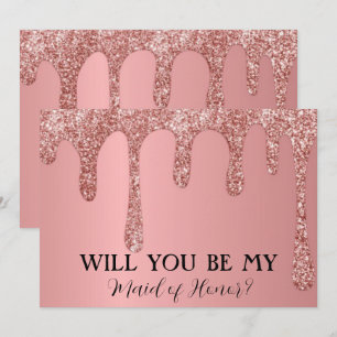 Reserve A Data Você Será Minha Glitter De Brilho Dourado Rosa?
