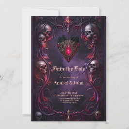 Reserve A Data Votos Além do Véu – Arte de Casamento Gótico
