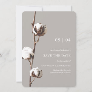 Reserve A Data Watercolor Cotton Floral Minimalista Único Salvar