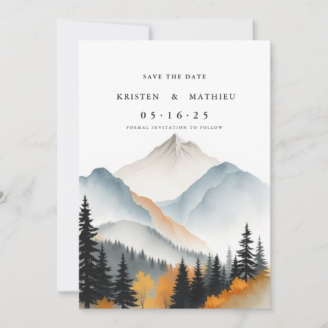 Reserve A Data Watercolor Editable Mountain (Frente)
