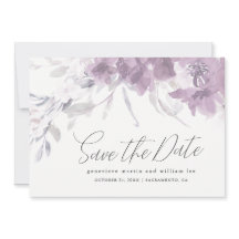 Watercolor Floral Salvar a Data Casamento