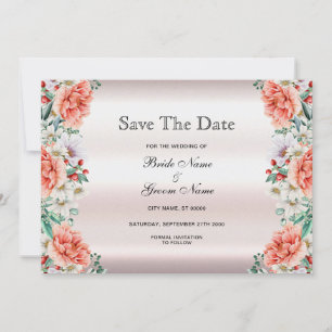 Reserve A Data Watercolor Peony Flower Salvar Data