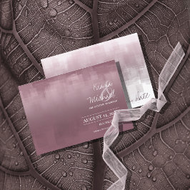 Reserve A Data Watercolor Refletions Wedding Mauve ID774