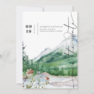 Reserve A Data Watercolor Wildflower Mountain Salvar a data