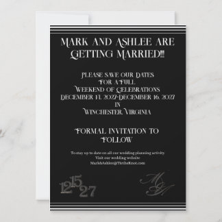 Reserve A Data We Do Formal Save the Date