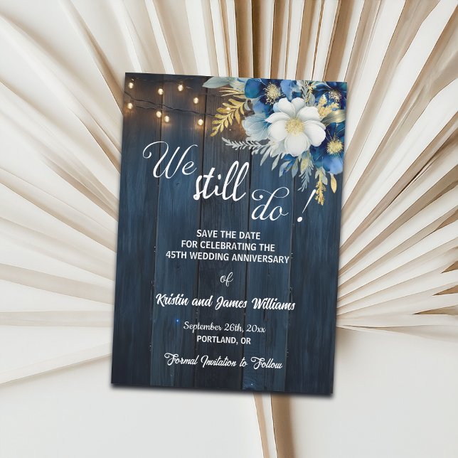 Reserve A Data We Still Do 45th Wedding Anniversary String Lights (Criador carregado)