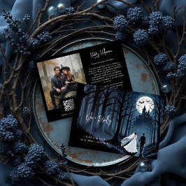 Reserve A Data Wedding Photo & QR Haunted Castle Gothic