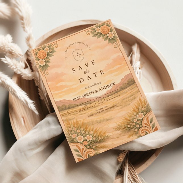 Reserve A Data Western Desert Canyon Wedding (Criador carregado)