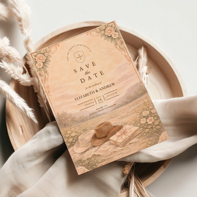 Reserve A Data Western Meadow Keepsake Wedding (Criador carregado)