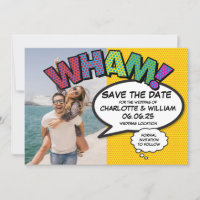 WHAM Foto Salvar Data Divertido Retro Revista em Q