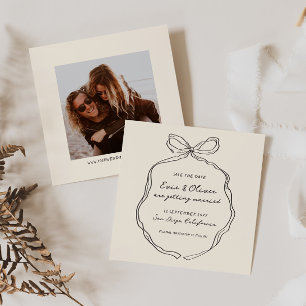 Reserve A Data Whimsical Quirky Handwrite Arco Wedding