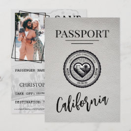Reserve A Data White California Passport Salvar a Data