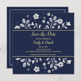 Reserve A Data White Floral Salvar a Data