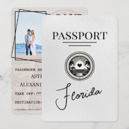 Reserve A Data White Florida Passport Salvar a data