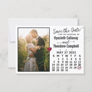 Reserve A Data White Foto Personalizada Do Calendário De Maio De 