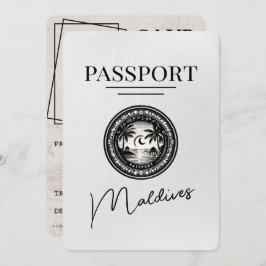 Reserve A Data White Maldives Passport Salvar a Data