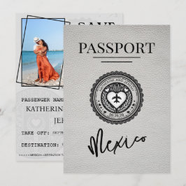 Reserve A Data White Mexico Passport Salvar a Data