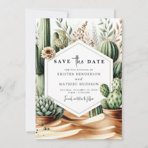 Reserve A Data Wild West Romantic Cactus Wedding