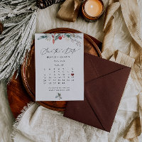 Winter Save the Date (Salvar a data)