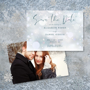 Reserve A Data Winter Wonderland Snow Wedding