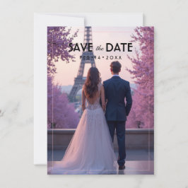 Reserve A Data With photo Amour Éternel Save the Date