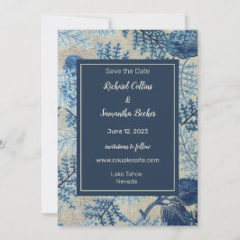 Reserve A Data Woven Floral Wedding Salvar A Data