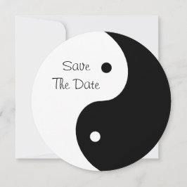 Reserve A Data Yin Yang Black E White Guardam O Casamento De Data