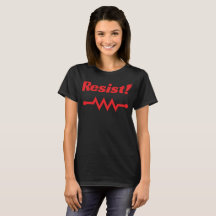 Resista! t-shirt (vermelho)