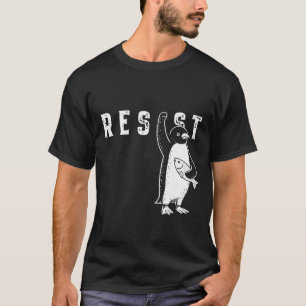 Resiste A Camisa De Pinguim Resiste O Ativismo Pin