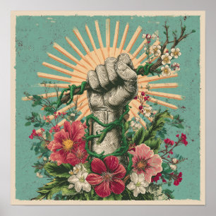 Resistência enraizada - Poster de Protesto Solarpu