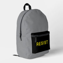 Resistir à mochila de protesto