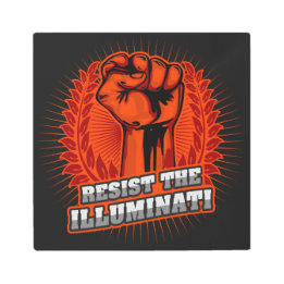 Resistir À Ponta Laranja Illuminati Levantada