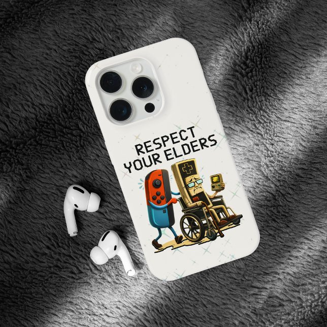 Respect Your Elders Gaming Control Retro Funny (Criador carregado)
