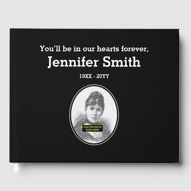 Respeitável e Simples Livro de Convidados Funerais (Frente)