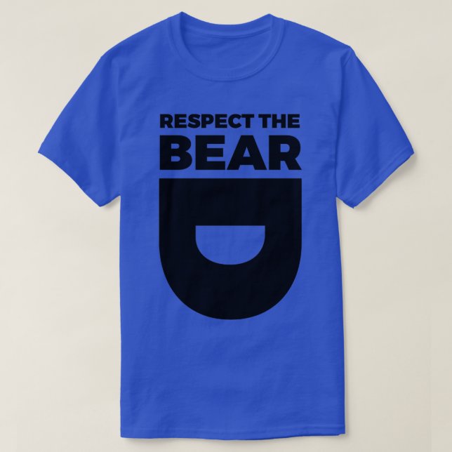 Respeite A Camisa Da Barba (Frente do Design)