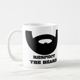 Respeite a caneca de café da barba para homens