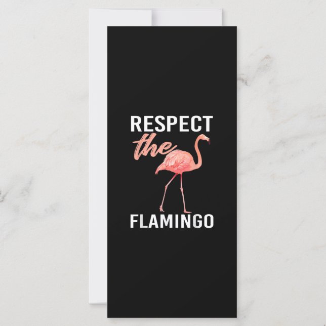 Respeite O Flamingo | Funny Flamingo Lover (Frente)