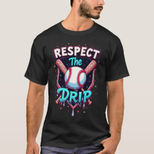 Respeite o Gotejamento Camiseta engraçada de beise