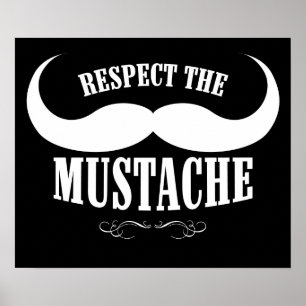 Respeite o poster do bigode $19,95