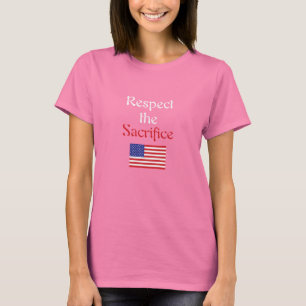 Respeite o t-shirt do sacrifício