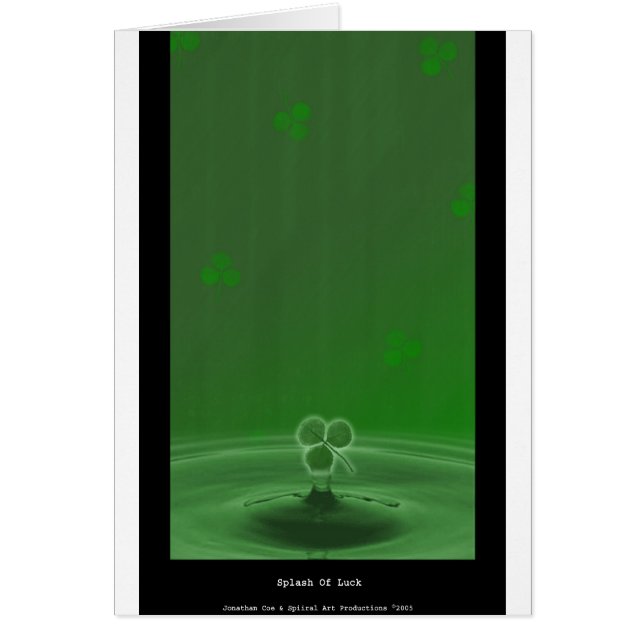 Respingo do cartão da sorte (Frente)