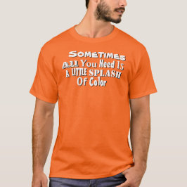 Respingo do t-shirt da Laço-Tintura das citações